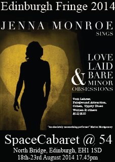 Jenna Monroe at the Edinburgh Fringe Festival 2014
